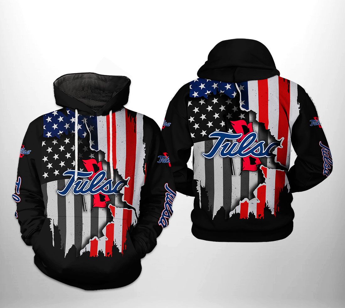 Tulsa Golden Hurricane NCAA US Flag 3D Printed Hoodie/Zipper Hoodie - c9915f943886 Tulsa Golden Hurricane NCAA US Flag 3D Printed Hoodie/Zipper Hoodie - c9915f943886