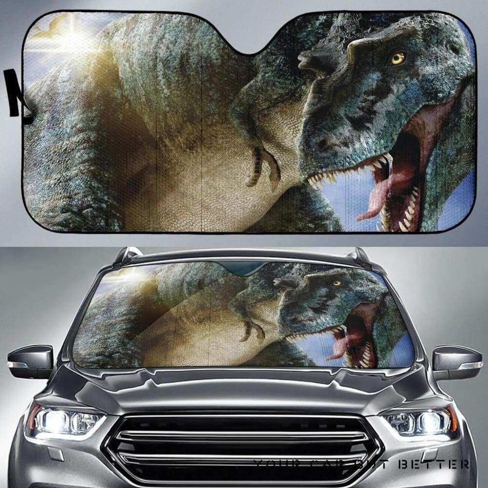 Tyrannosaurus Dinosaurs Jurassic Car Auto Sun Shade Tyrannosaurus Dinosaurs Jurassic Car Auto Sun Shade
