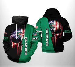 UAB Blazers NCAA US Flag Skull 3D Printed Hoodie/Zipper Hoodie - b789ca1be454