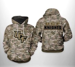 UCF Knights NCAA Camo Veteran 3D Printed Hoodie/Zipper Hoodie - 206e9ee1dec7