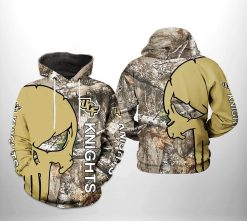 UCF Knights NCAA Camo Veteran Hunting 3D Printed Hoodie/Zipper Hoodie - e958fd078d39