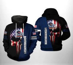 UTSA Roadrunners NCAA US Flag Skull 3D Printed Hoodie/Zipper Hoodie - cfc3331830e9