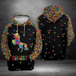 Unicorn Austism 3D Printed Hoodie/Zipper Hoodie - 83dd7b112cfb