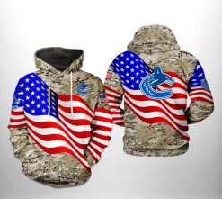Vancouver Canucks NHL US FLag Camo Veteran 3D Printed Hoodie/Zipper Hoodie - 6146352f3831
