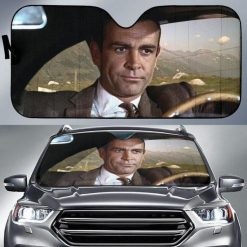 Vintage James Bond Car Auto Sun Shade