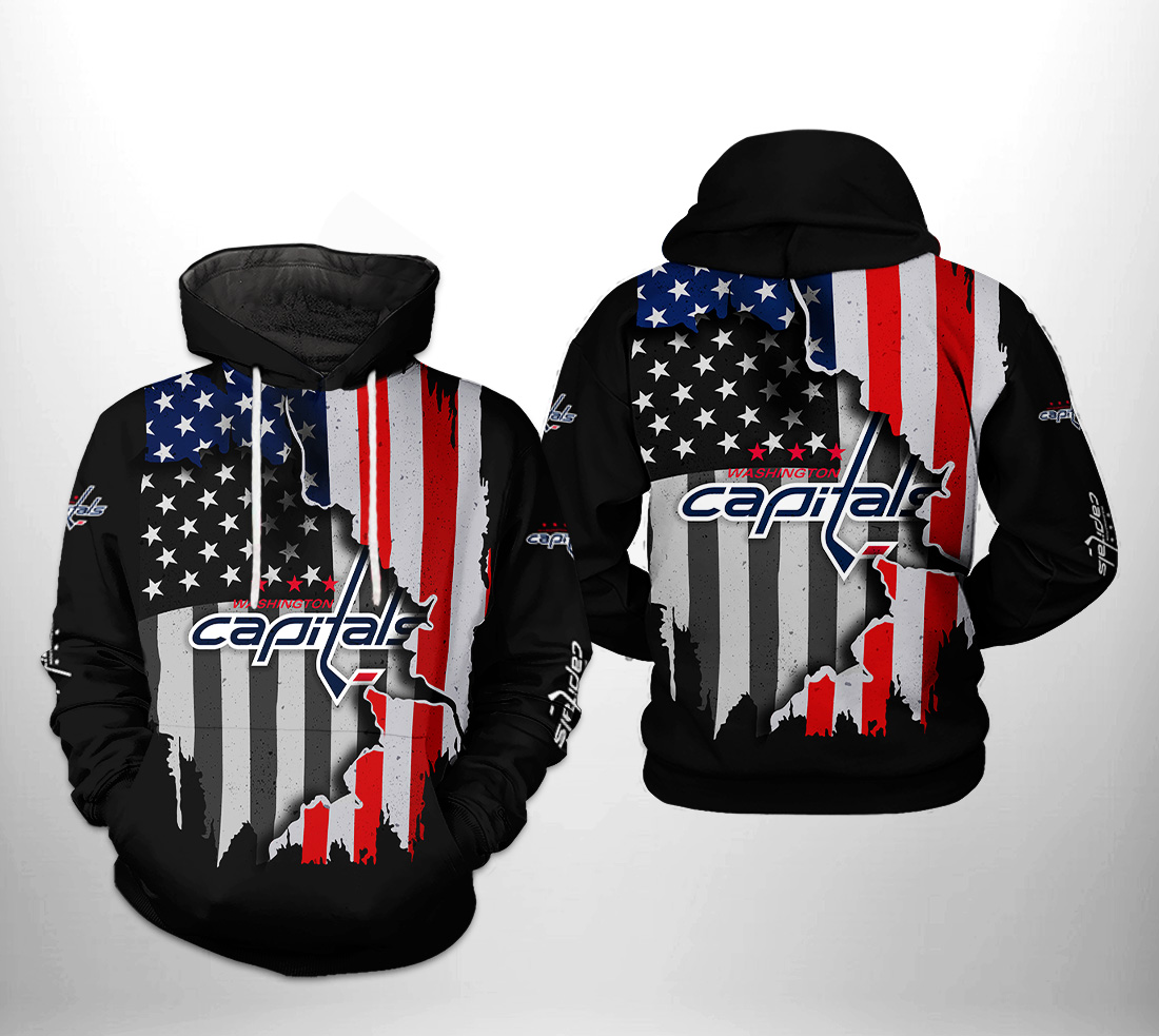 Washington Capitals NHL US FLag Team 3D Printed Hoodie/Zipper Hoodie - a5646805d61c Washington Capitals NHL US FLag Team 3D Printed Hoodie/Zipper Hoodie - a5646805d61c