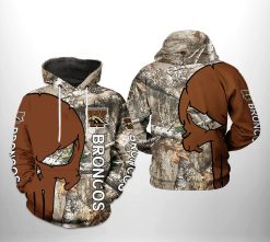 Western Michigan Broncos NCAA Camo Veteran Hunting 3D Printed Hoodie/Zipper Hoodie - 8d6ae937969f