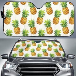 White Pineapple Car Auto Sun Shade