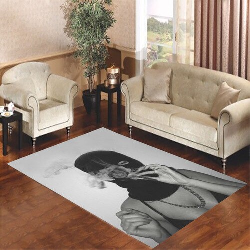 girl in ski mask Living room carpet rugs girl in ski mask Living room carpet rugs