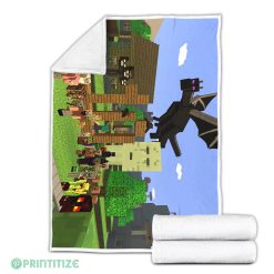 10 Year Minecraft Blanket