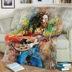 BOB MARLEY FLEECE BLANKET GIFT FOR FAN