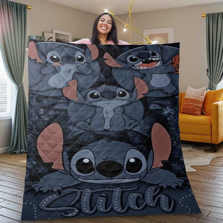 Walt Disney Stitch Blanket, Walt Disney Stitch Gift For Fan, Walt