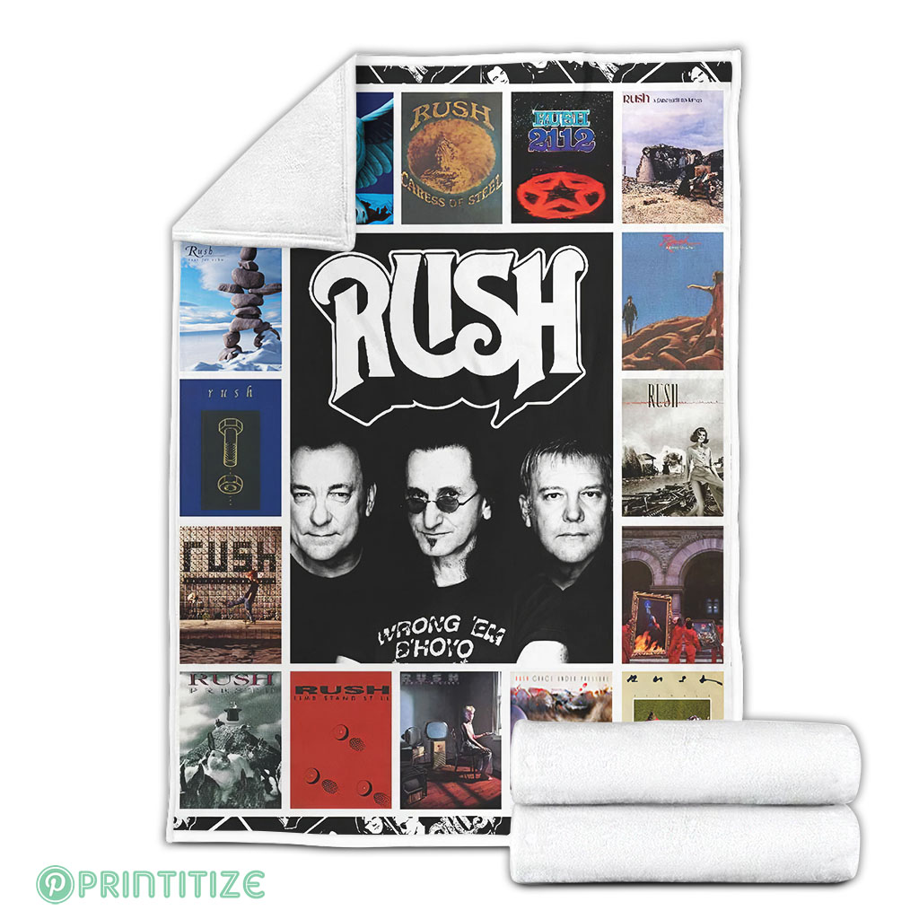 Rush Band Fleece Blanket Rush Band Fleece Blanket