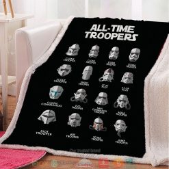 All Time Troopers Throw Blanket