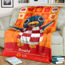 Animal Crossing Happy Home Designer Amiibo Card Custom Soft Blanket