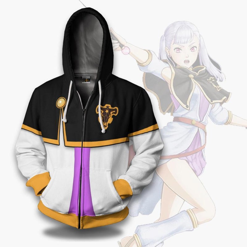 Black Clover Hoodie Noelle Silva Custom Anime Cosplay Costume Black Clover Hoodie Noelle Silva Custom Anime Cosplay Costume