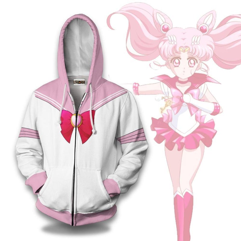 Chibiusa Tsukino Hoodie Sailor Chibi Moon Amine Casual 3D All Over Printed Chibiusa Tsukino Hoodie Sailor Chibi Moon Amine Casual 3D All Over Printed