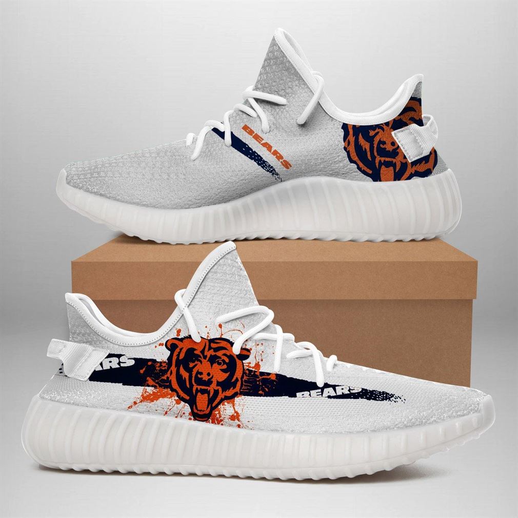 Chicago Bears Nfl Sport Teams Runing Boost Sneakers Shoes Chicago Bears Nfl Sport Teams Runing Boost Sneakers Shoes