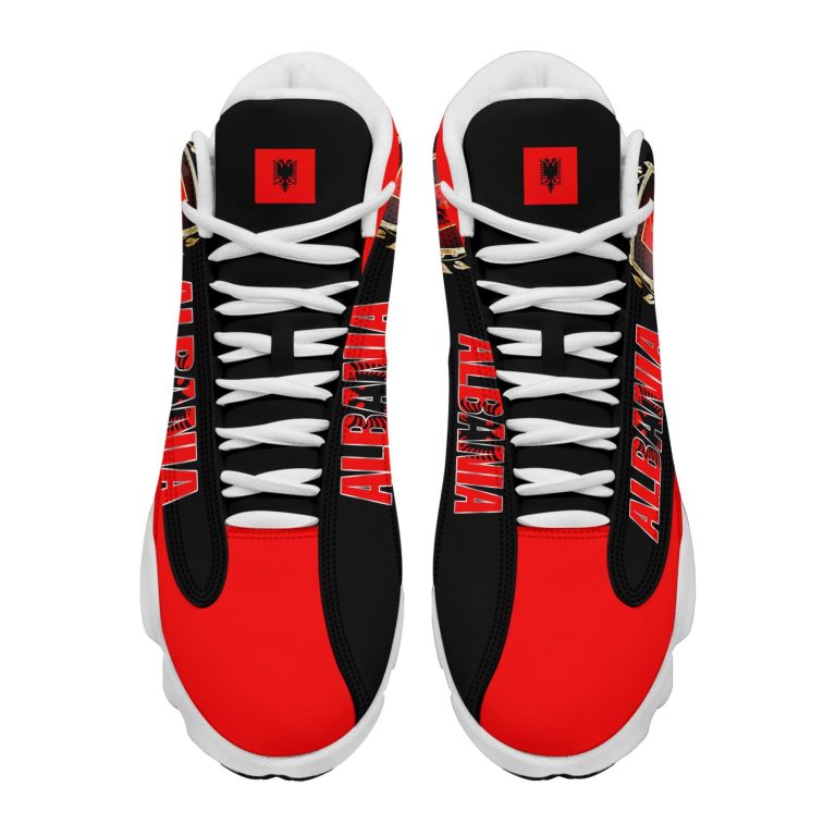 Coat-Of-Arms-Of-Albania-Black-Red-Shoes-Sneakers-1