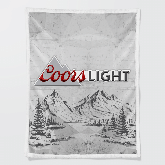 Coors Light Art Quilt Blanket Coors Light Art Quilt Blanket