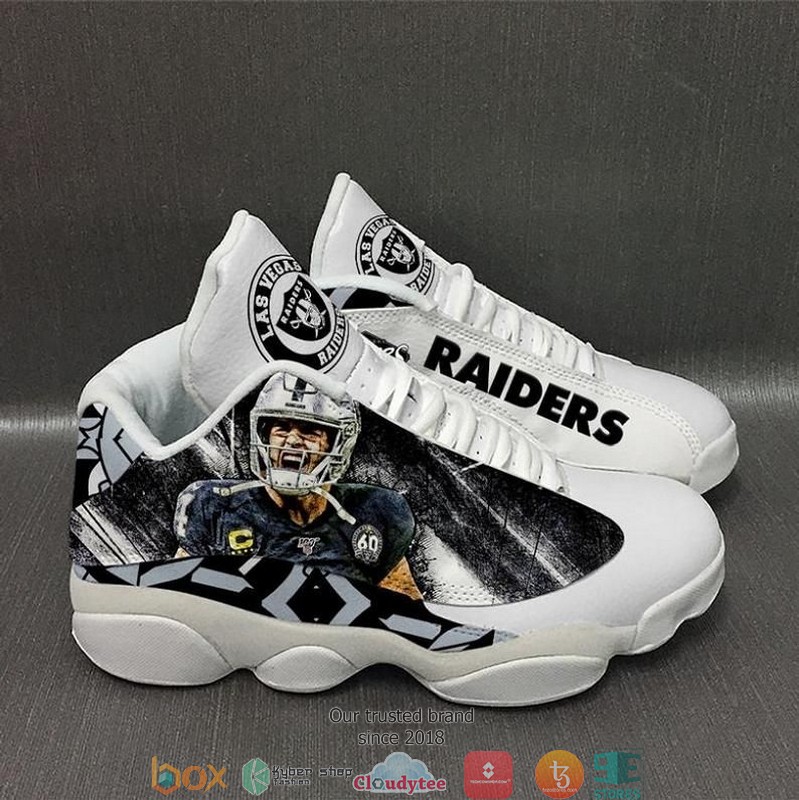 Derek Carr Las Vegas Raiders Nfl Football Team Sneaker Shoes Derek Carr Las Vegas Raiders Nfl Football Team Sneaker Shoes