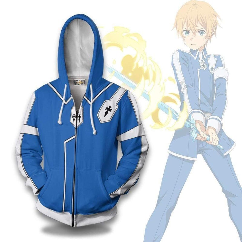 Eugeo Hoodie Sword Art Online Anime Cosplay Costume Eugeo Hoodie Sword Art Online Anime Cosplay Costume