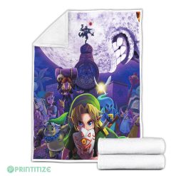 Zelda Majoras 3d Blue Full Character Premium Blanket