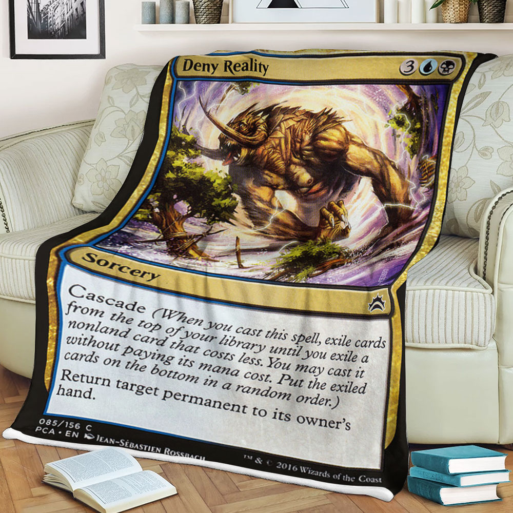 Game Magic The Gathering Deny Reality Sherpa Blanket Game Magic The Gathering Deny Reality Sherpa Blanket