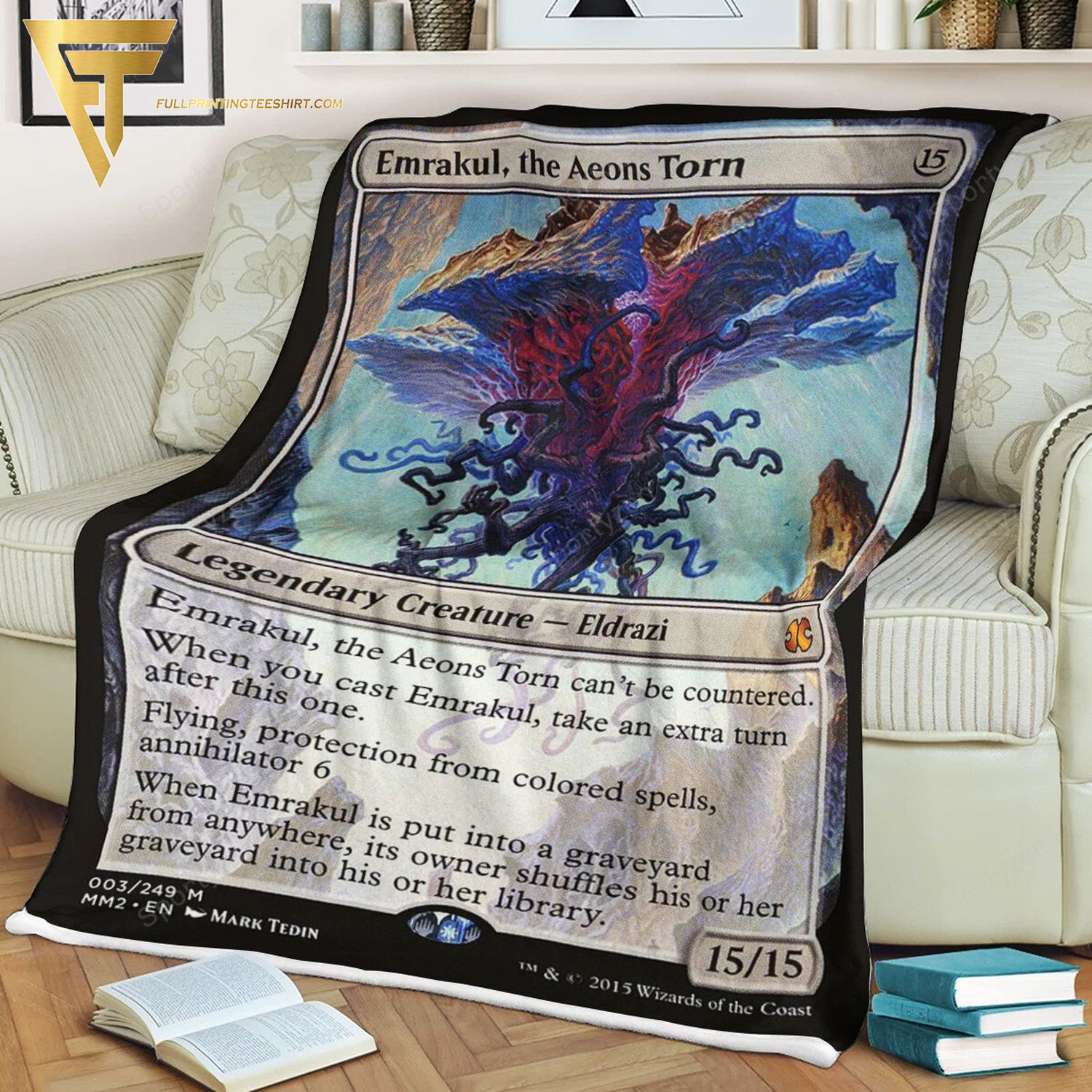 Game Magic The Gathering Emrakul The Aeons Torn All Over Print Blanket Game Magic The Gathering Emrakul The Aeons Torn All Over Print Blanket