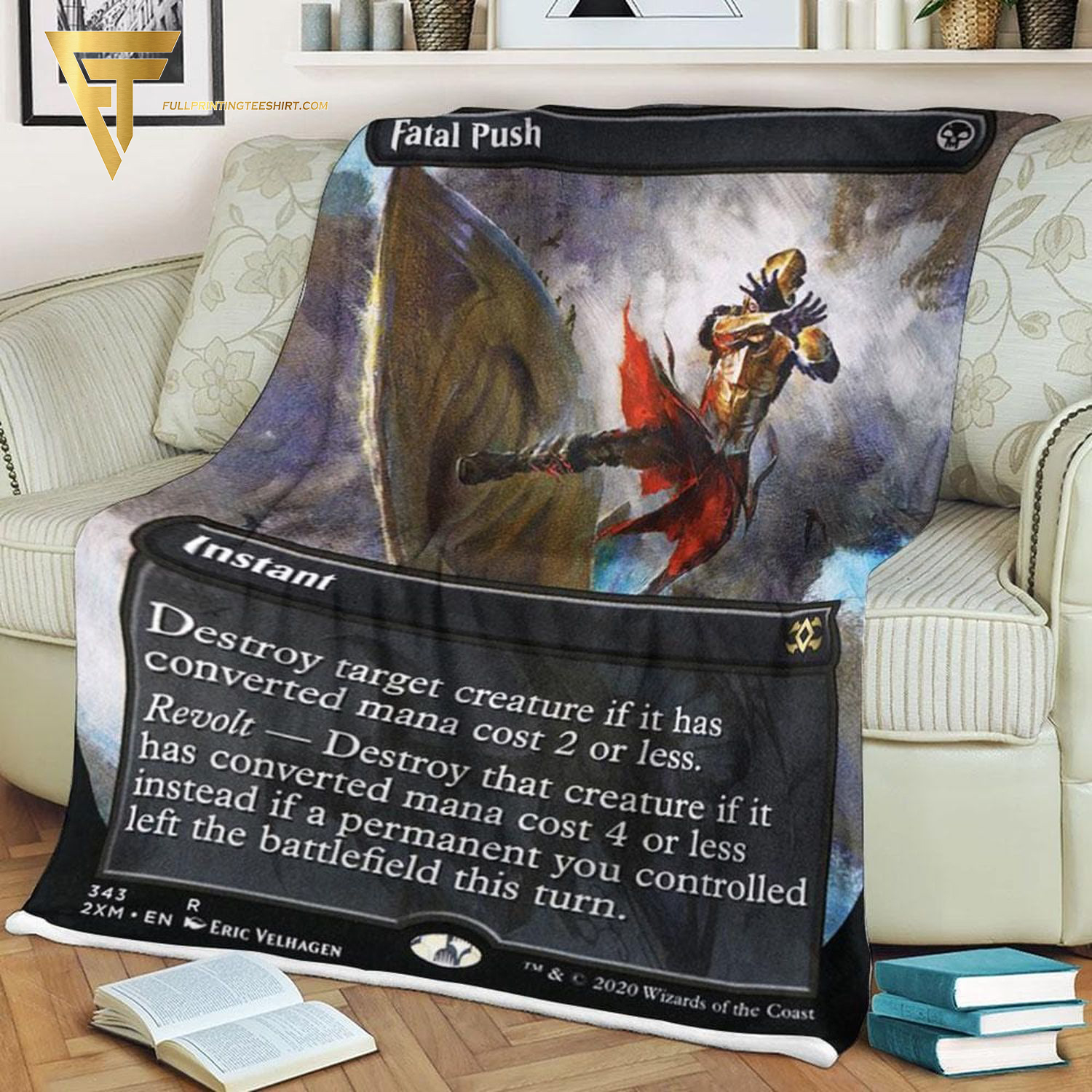 Game Magic The Gathering Fatal Push Blanket Game Magic The Gathering Fatal Push Blanket