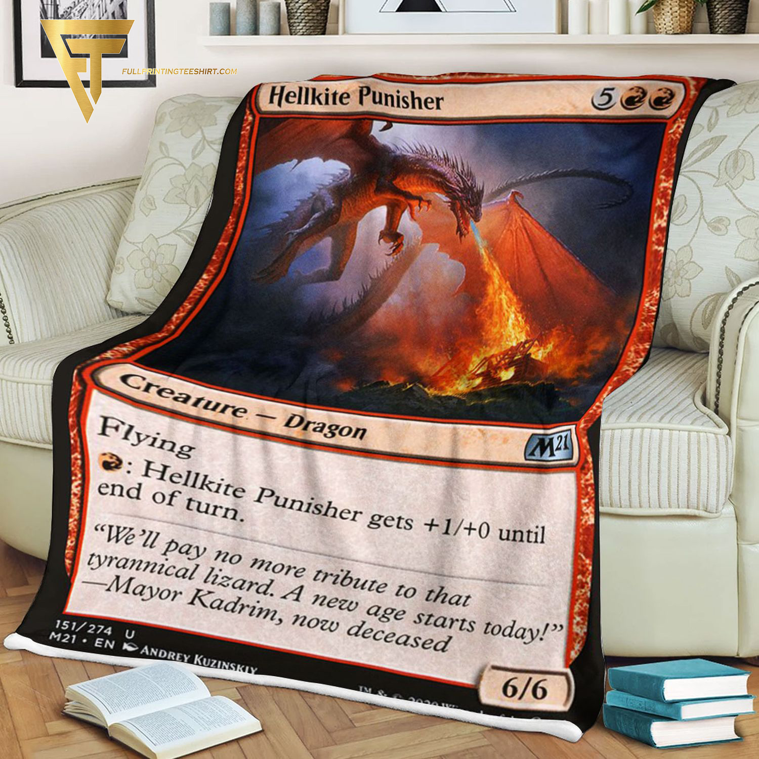 Game Magic The Gathering Hellkite Punisher Blanket Game Magic The Gathering Hellkite Punisher Blanket