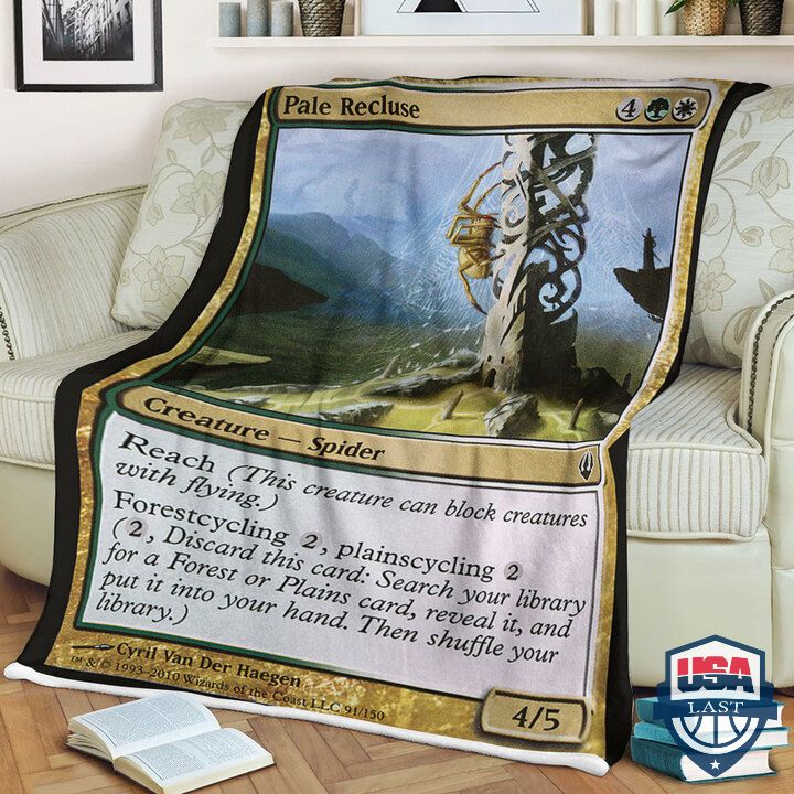 Game Magic The Gathering Pale Recluse Quilt Blanket Game Magic The Gathering Pale Recluse Quilt Blanket