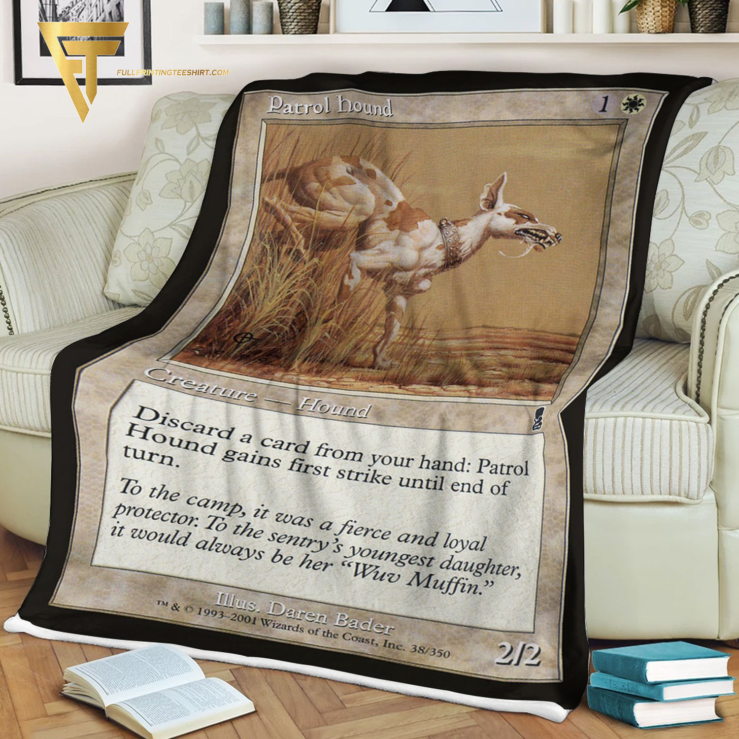 Game Magic The Gathering Patrol Hound Blanket Game Magic The Gathering Patrol Hound Blanket