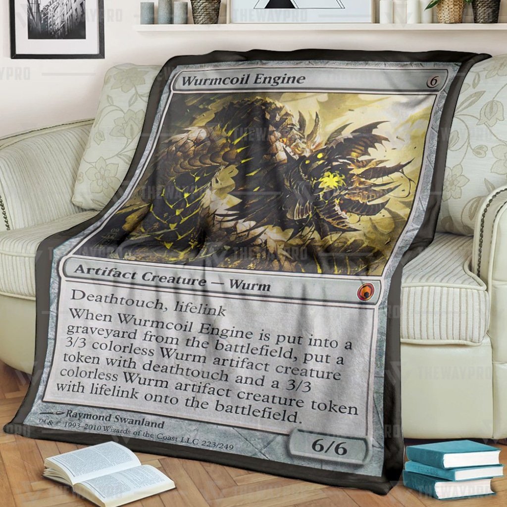 Game Magic The Gathering Wurmcoil Engine Blanket Game Magic The Gathering Wurmcoil Engine Blanket