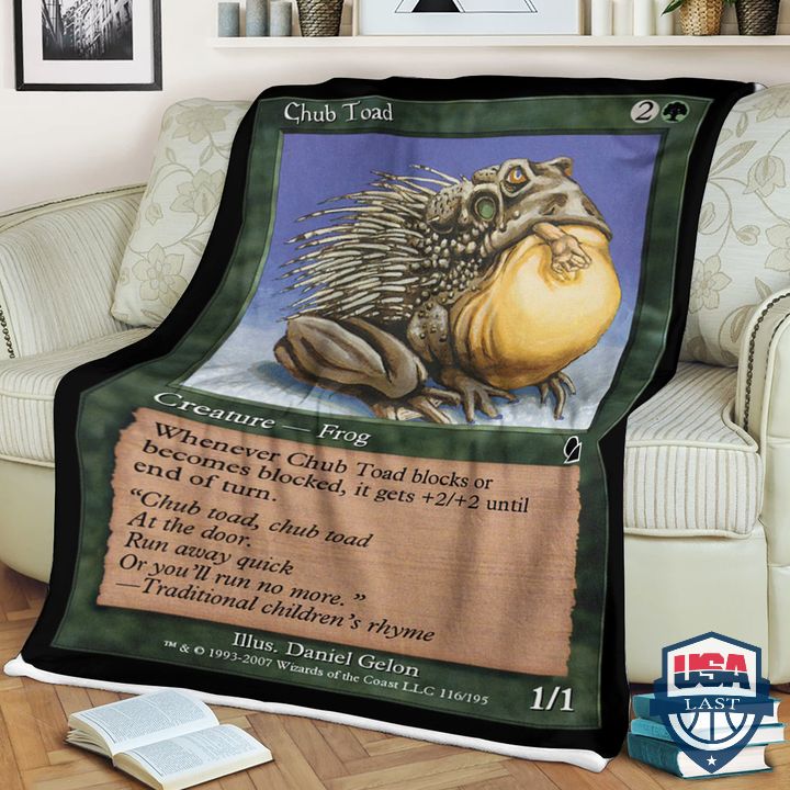 Game Mtg Chub Toad Fleece Blanket Game Mtg Chub Toad Fleece Blanket