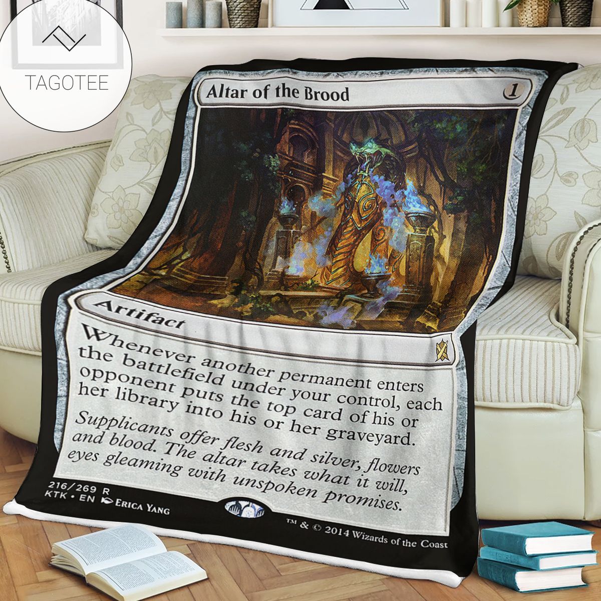 Game Mtg Magic The Gathering Altar Of The Brood Sherpa Blanket Tagotee Game Mtg Magic The Gathering Altar Of The Brood Sherpa Blanket Tagotee