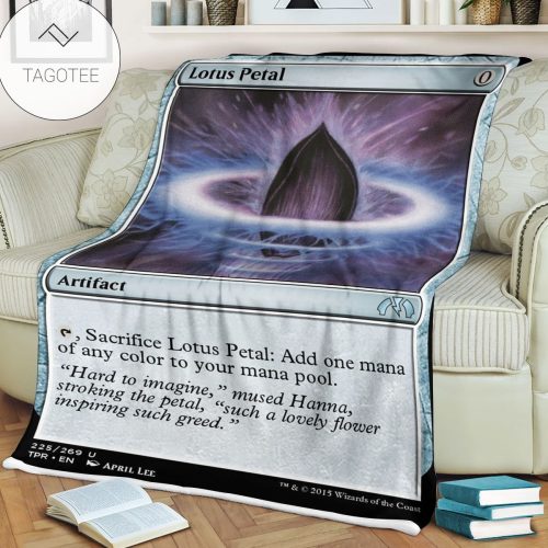 Game Mtg Magic The Gathering Lotus Petal Blanket Tagotee