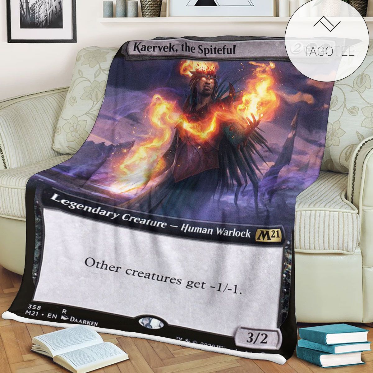 Game Mtg Magic The Gathering M21 358 Kaervek The Spiteful Fleece Blanket Tagotee Game Mtg Magic The Gathering M21 358 Kaervek The Spiteful Fleece Blanket Tagotee