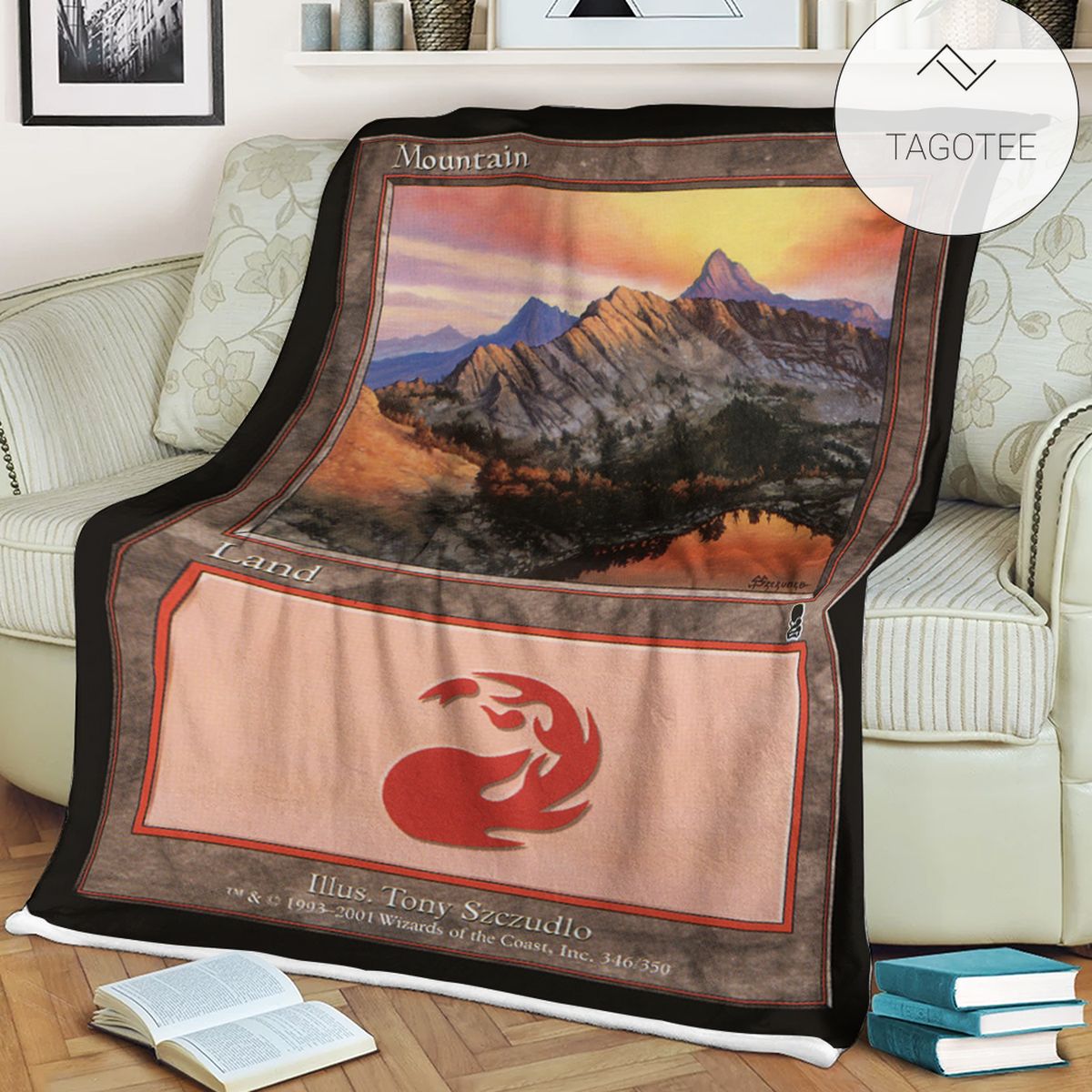 Game Mtg Magic The Gathering Mountain Land Blanket Tagotee Game Mtg Magic The Gathering Mountain Land Blanket Tagotee