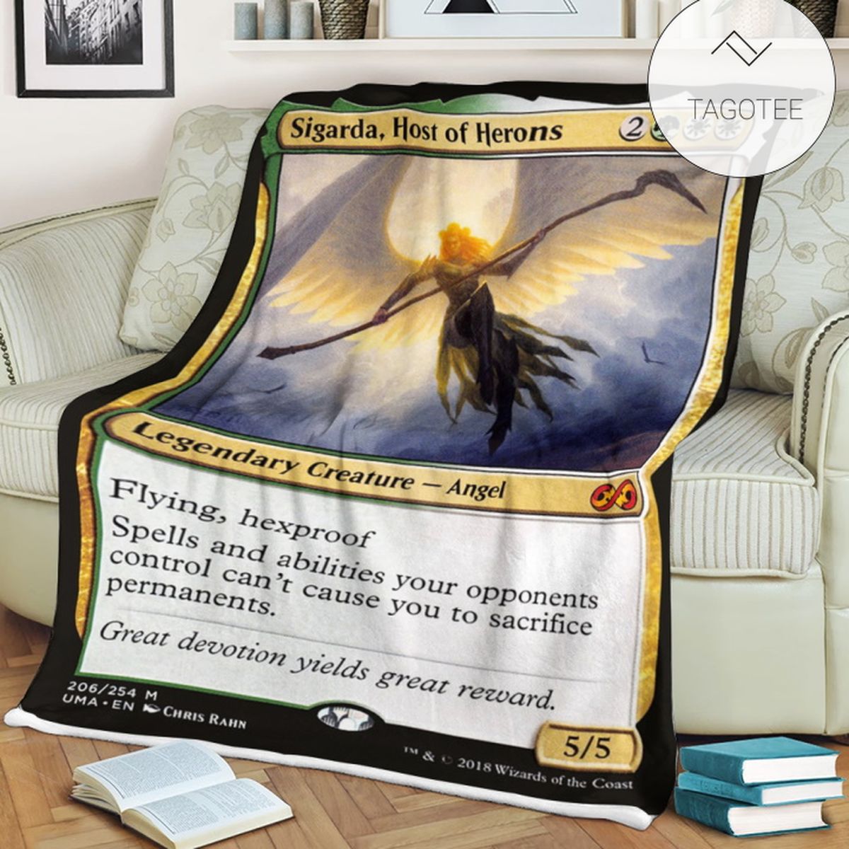 Game Mtg Magic The Gathering Sigarda Host Of Herons Blanket Game Mtg Magic The Gathering Sigarda Host Of Herons Blanket