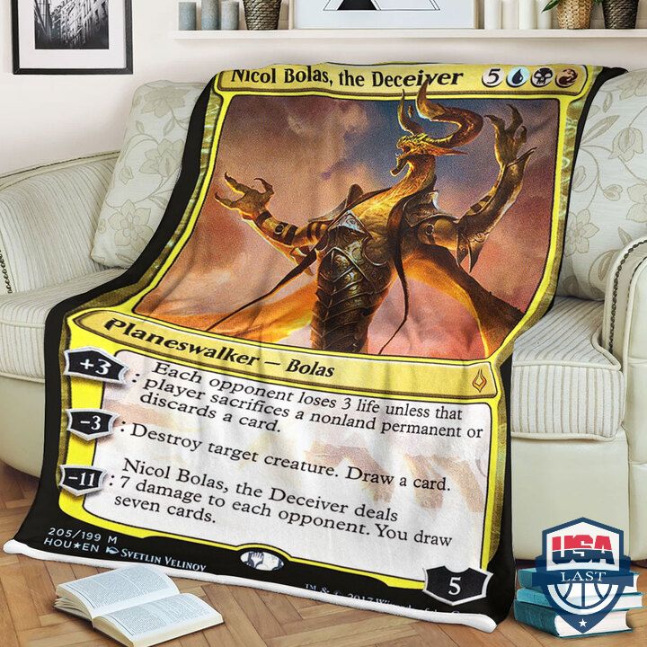 Game Mtg Nicol Bolas The Deceiver Quilt Blanket Game Mtg Nicol Bolas The Deceiver Quilt Blanket