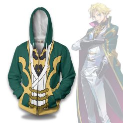 Gino Weinberg Hoodie Code Geass Anime Casual Cosplay Costume
