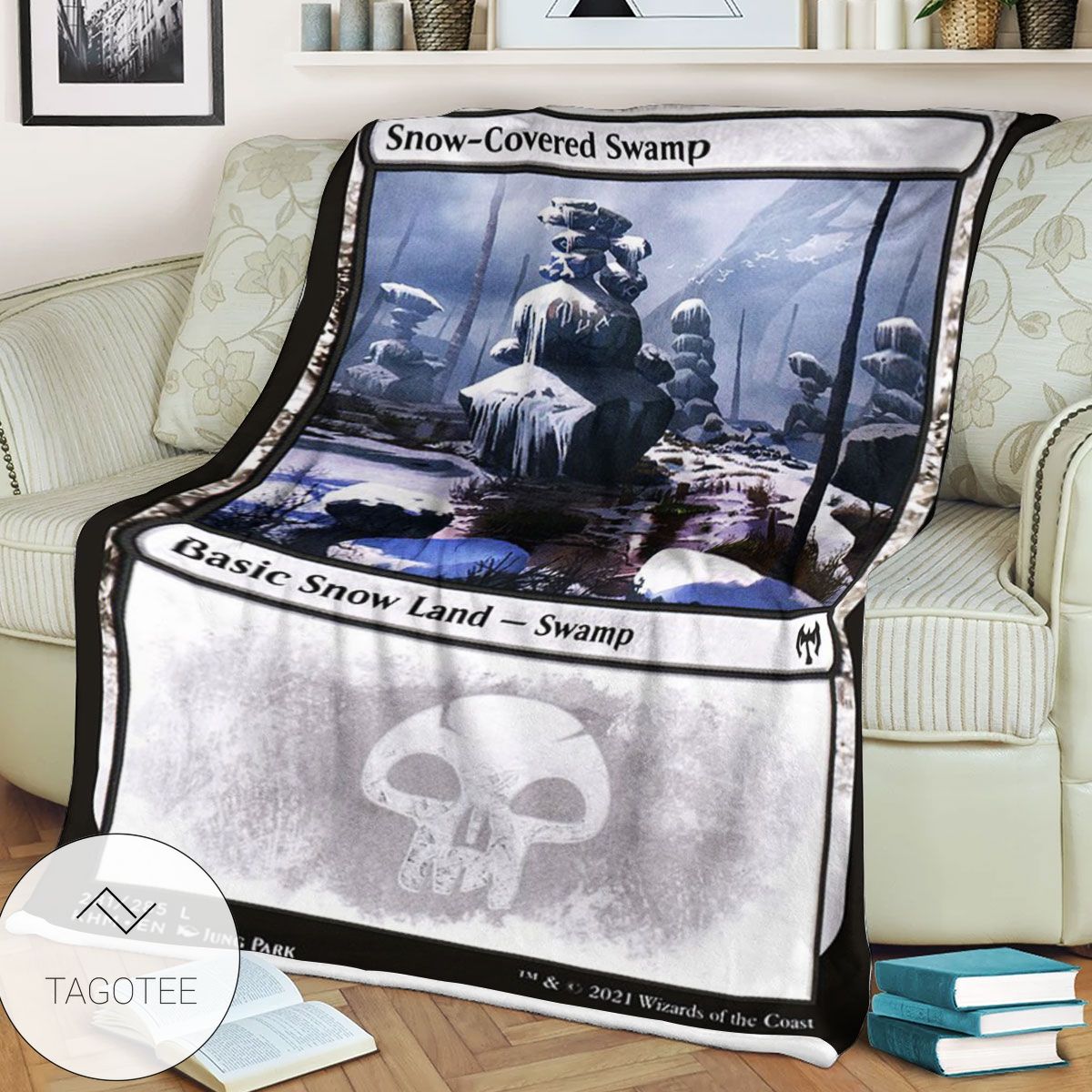 Khm 281 Snow Covered Swamp Mtg Game Magic The Gathering Blanket Khm 281 Snow Covered Swamp Mtg Game Magic The Gathering Blanket