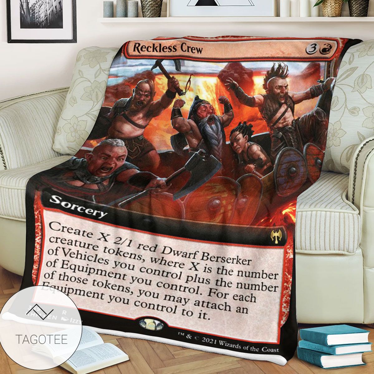 Khm 359 Reckless Crew Mtg Game Magic The Gathering Blanket Khm 359 Reckless Crew Mtg Game Magic The Gathering Blanket
