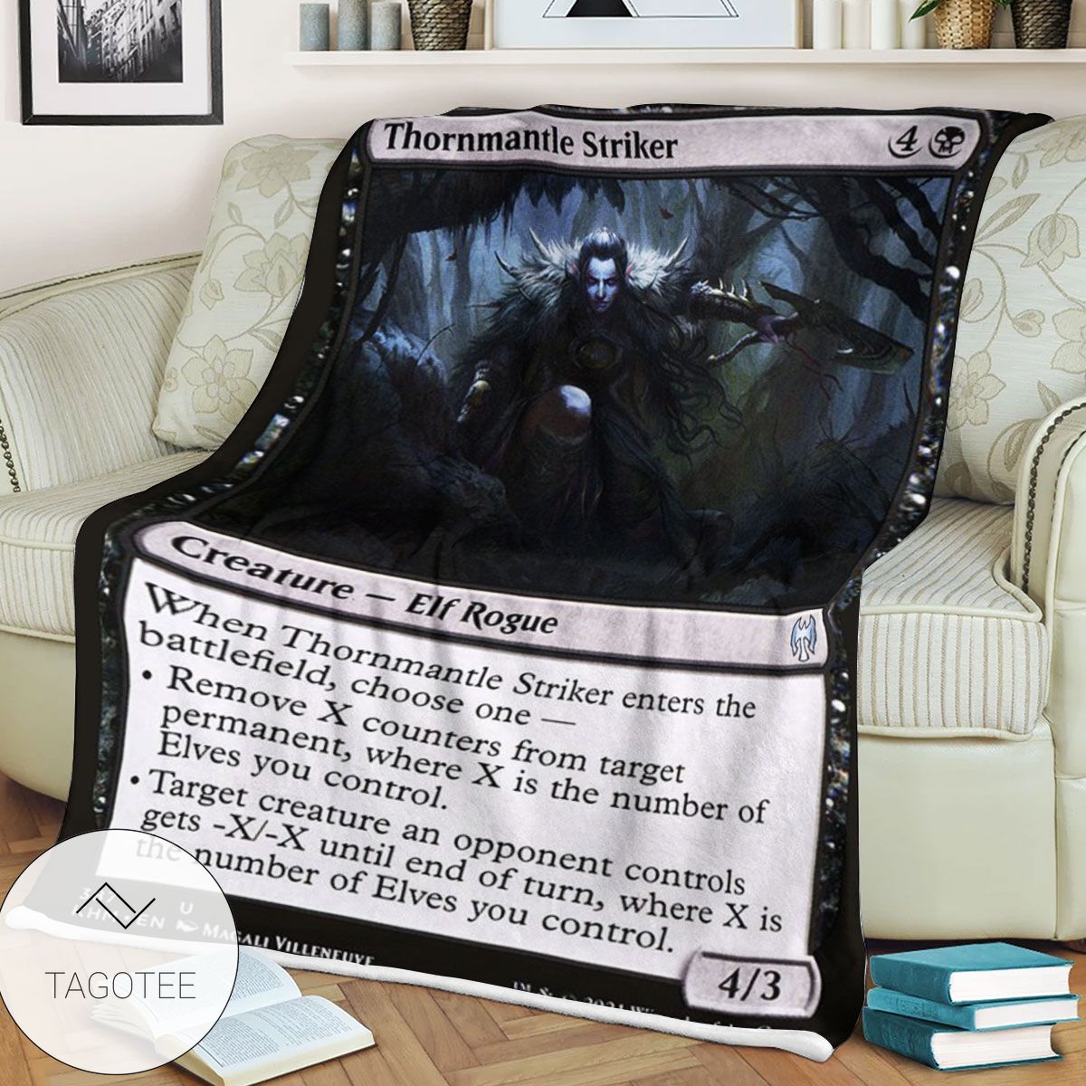 Khm 387 Thornmantle Striker Mtg Game Magic The Gathering Blanket Khm 387 Thornmantle Striker Mtg Game Magic The Gathering Blanket