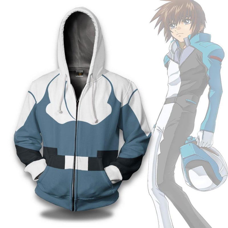 Kira Yamato Mobile Suit Gundam Hoodie Cosplay Costume Anime All Over Printed Shirts Kira Yamato Mobile Suit Gundam Hoodie Cosplay Costume Anime All Over Printed Shirts