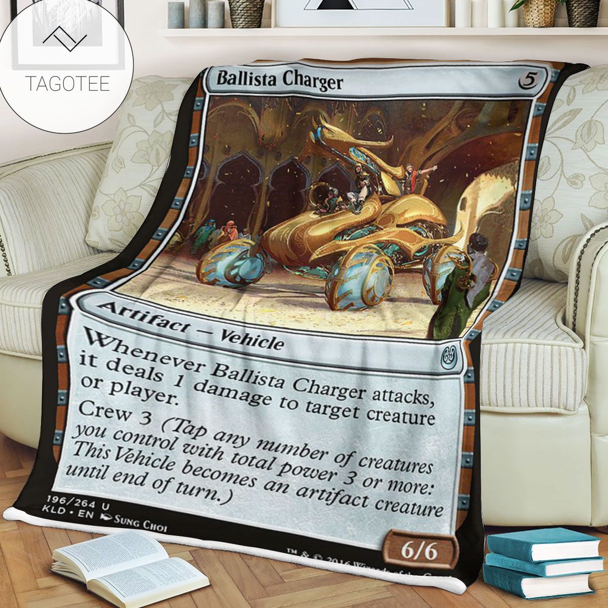 Kld 196 Ballista Charger Game Mtg Magic The Gathering Fleece Blanket Kld 196 Ballista Charger Game Mtg Magic The Gathering Fleece Blanket