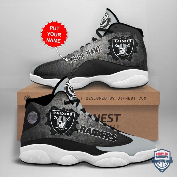 Las Vegas Raiders Custom Name Personalized Shoes Sneakers Las Vegas Raiders Custom Name Personalized Shoes Sneakers