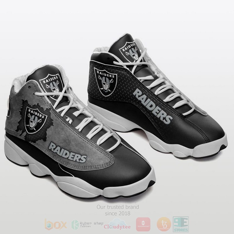 Las Vegas Raiders Football Nfl Black Shoes Sneakers Las Vegas Raiders Football Nfl Black Shoes Sneakers