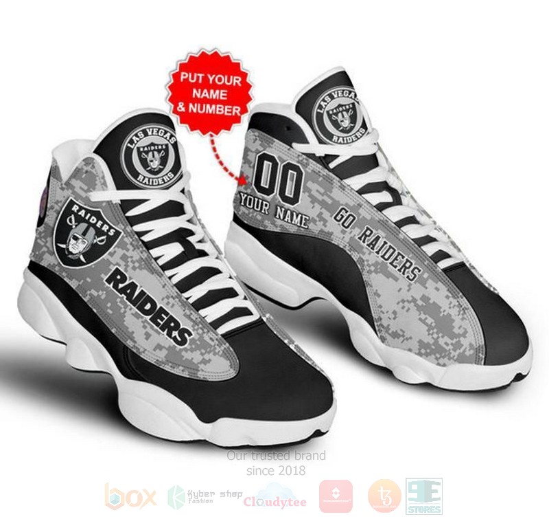 Las Vegas Raiders Football Nfl Custom Name Shoes Sneakers 2 Las Vegas Raiders Football Nfl Custom Name Shoes Sneakers 2